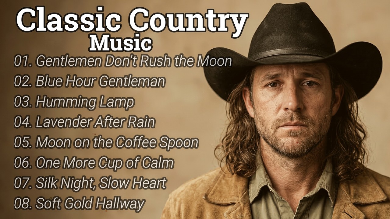 Gentlemen Don't Rush the Moon, Blue Hour Gentlemen -- Classic Country, Timeless 60s, 70s, 80s, 90s