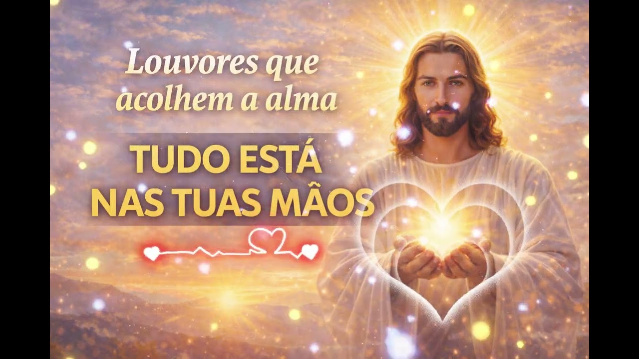 Louvores que acolhem a alma, eu descanso tu age #pazinterior #louvores #jesuscristo
