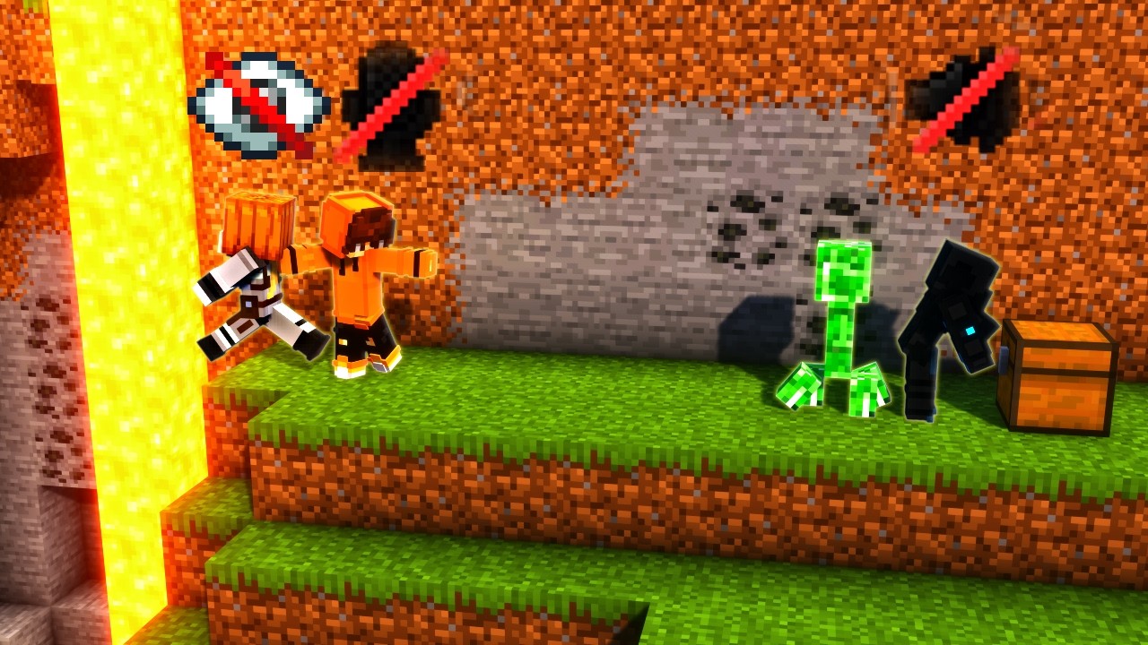 Minecraft, but we are BLIND, DEAF, Or MUTE!?