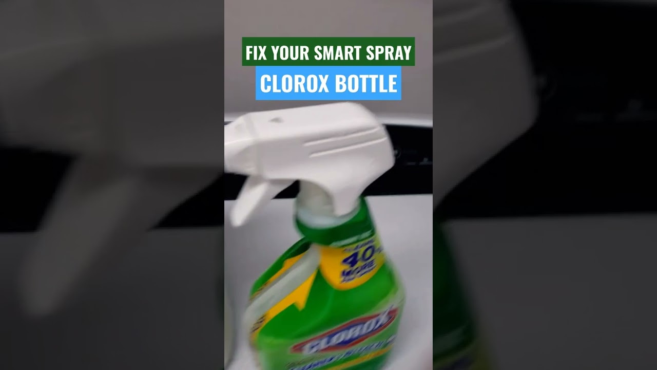 Как снова заставить распылитель Clorox распылять жидкость.