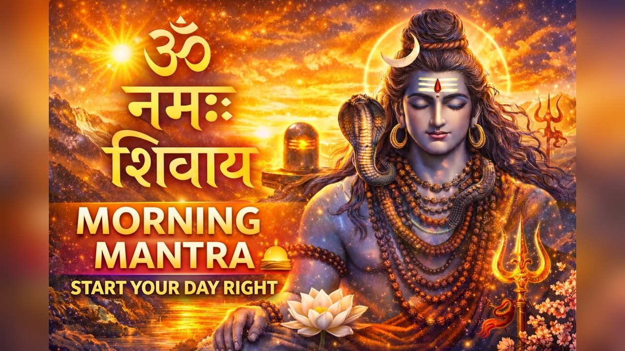Listen Every Morning | Om Namah Shivaya Mantra for a Positive Day | ॐ नमः शिवाय