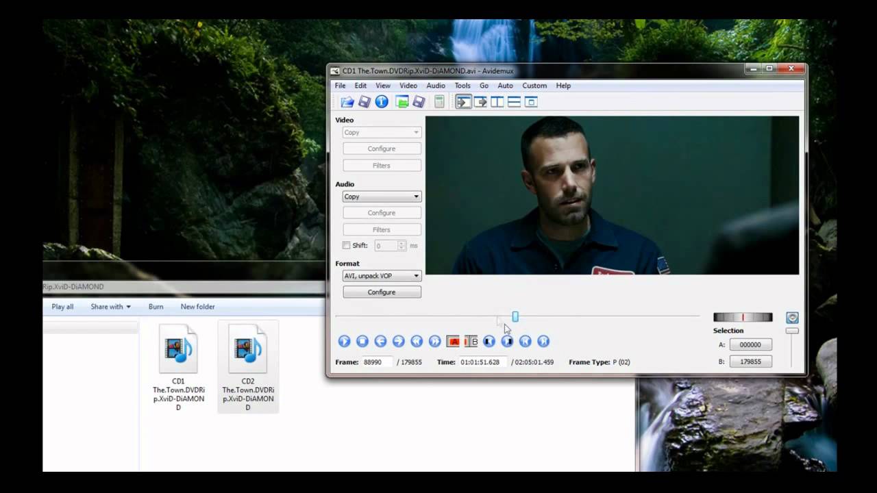 Join 2 avi files together