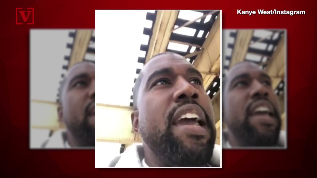 Kanye West Shows Up To Magazine Offices Wearing MAGA Hat And Kaepernick Sweatshirt
