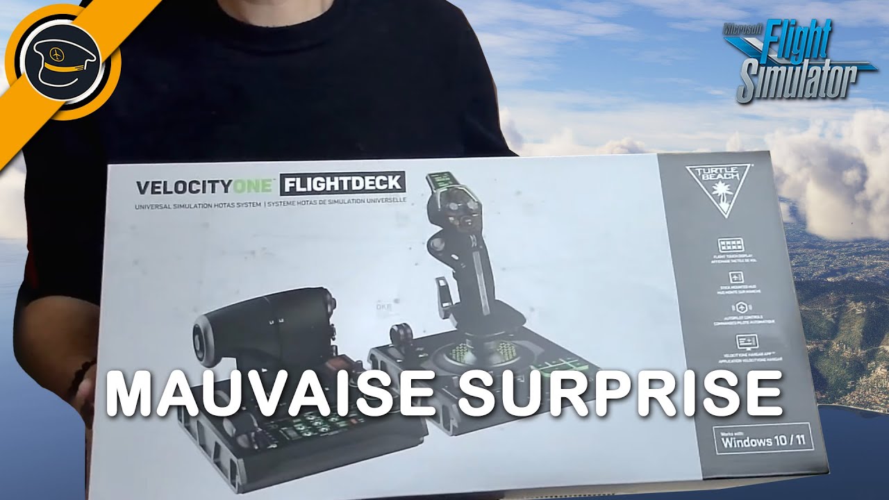 Mon avis sur le VelocityOne FlightDeck de TurtleBeach - Microsoft Flight Simulator