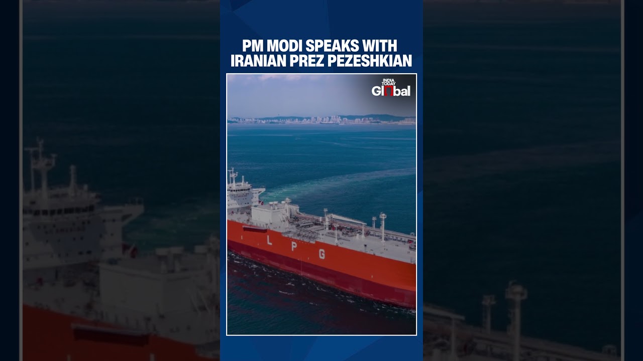 PM Modi Speaks to Iranian President Pezeshkian Amid Rising West Asia Tensions  | #iran #india