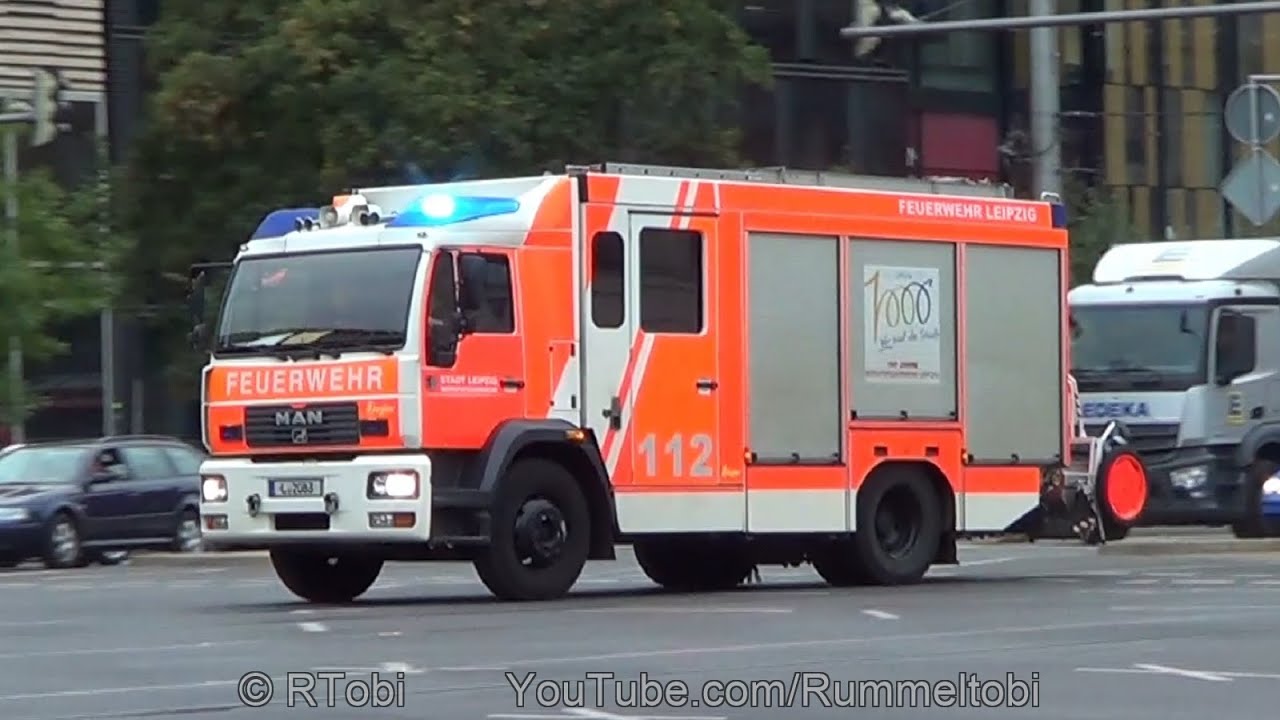 Leipzig Fire Dept. response compilation #2 (engines, command vans & ladders) [GER | 2018 - 2020]