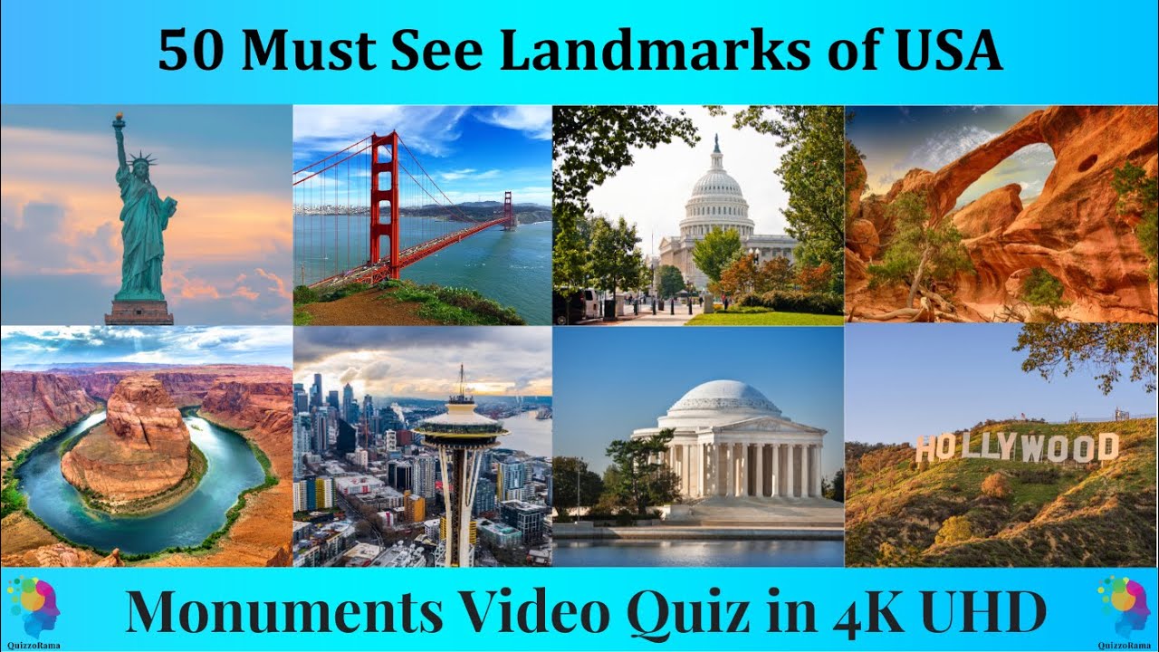 Guess the Monuments of USA| Best places to visit in the USA