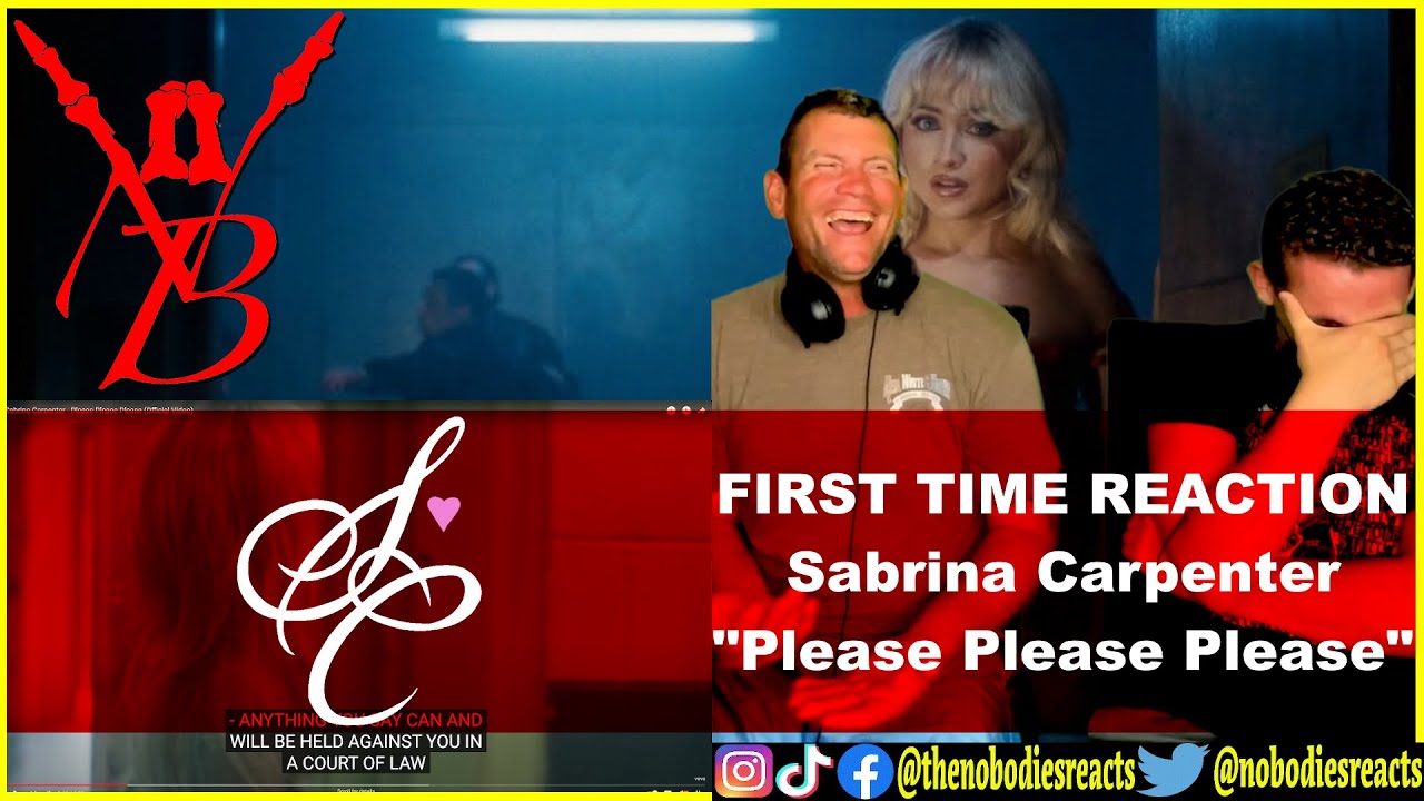 FIRST TIME REACTION to Sabrina Carpenter "Please Please Please"!