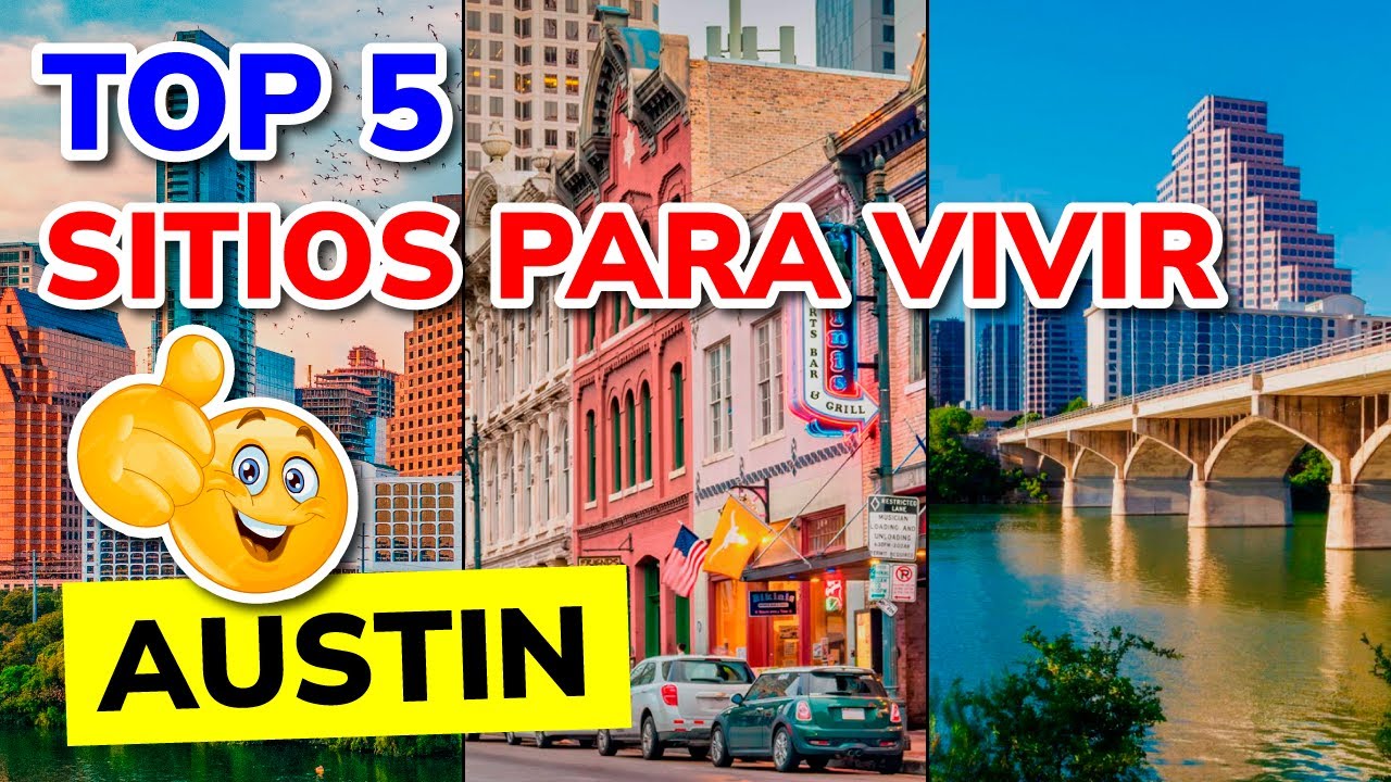 Los 5 mejores SITIOS para VIVIR en AUSTIN, Texas (Estados Unidos)