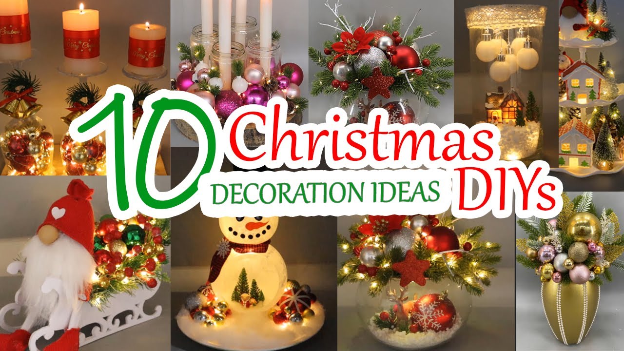 10 DIY Christmas Decoration Ideas at Home | Christmas Crafts 2024