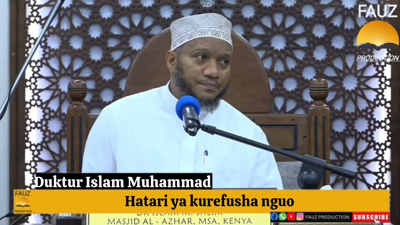 Hatari ya kurefusha nguo//DUKTUR ISLAM MUHAMMAD 