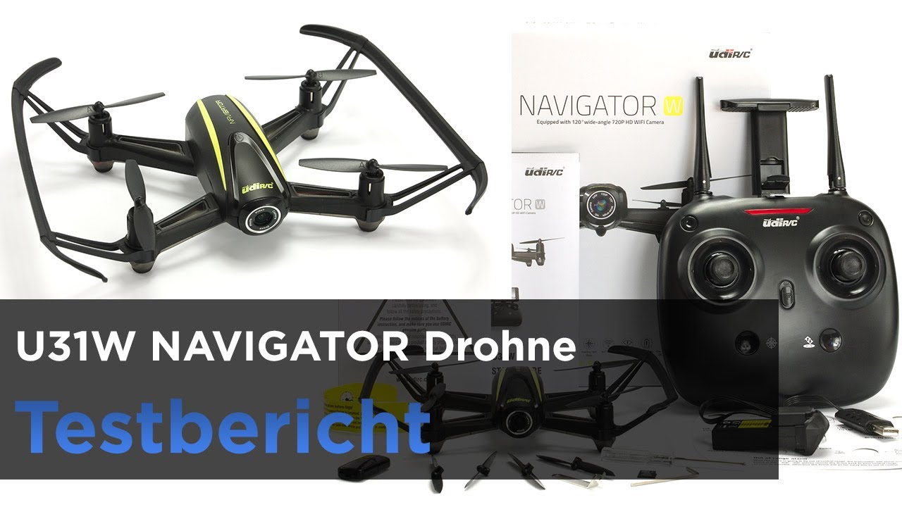 UDI RC NAVIGATOR Drohne U31W im Test