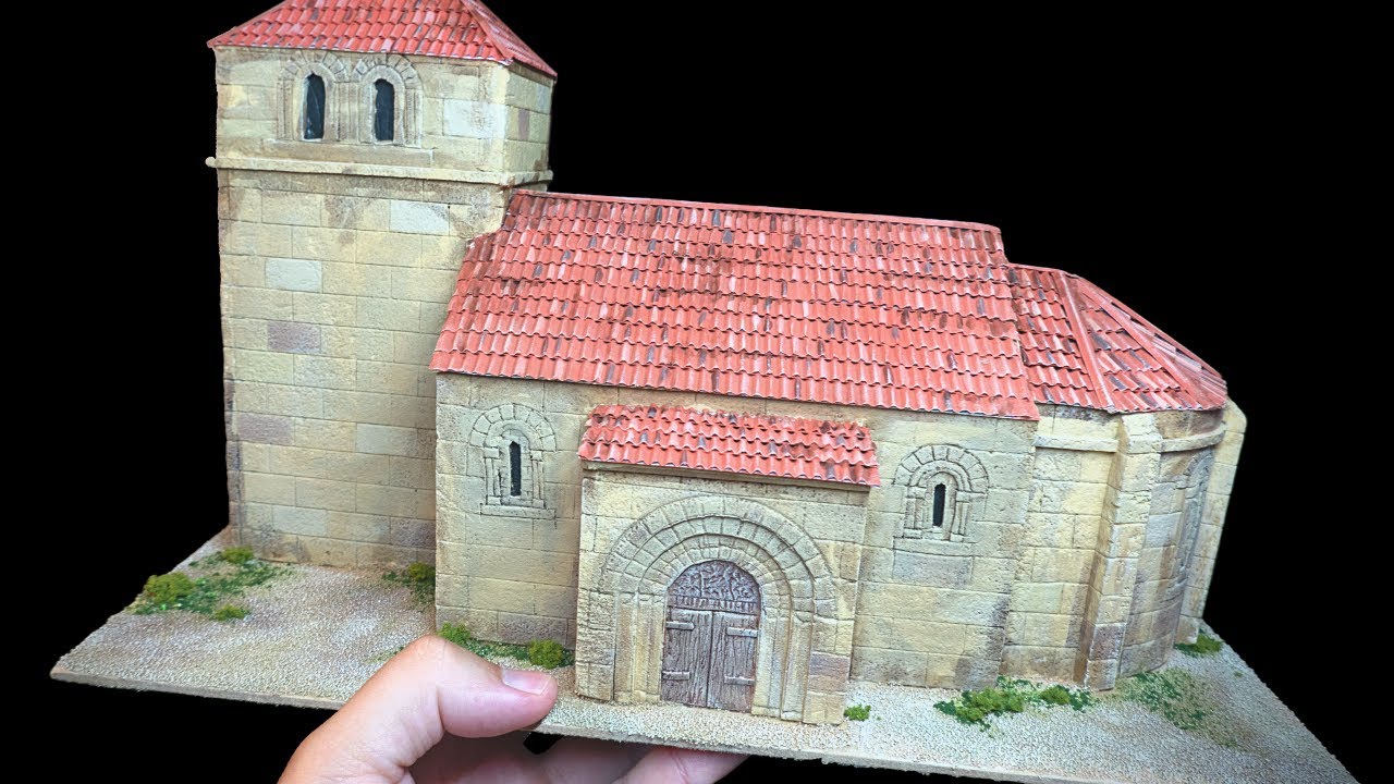 Diorama IGLESIA ROMANICA miniatura maqueta - Escenografía wargames