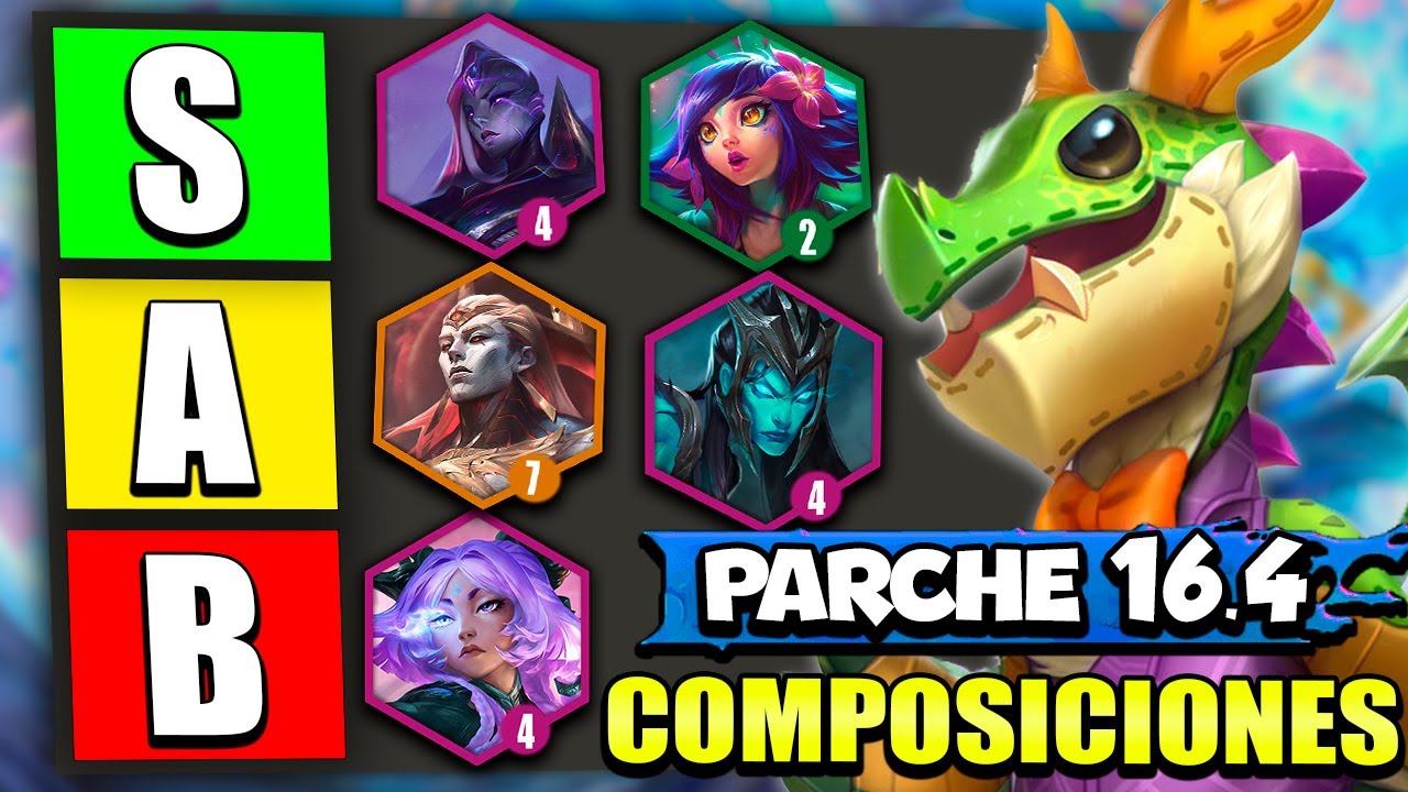 ✅ MEJORES COMPOSICIONES del PARCHE 16.4 TFT 🤯