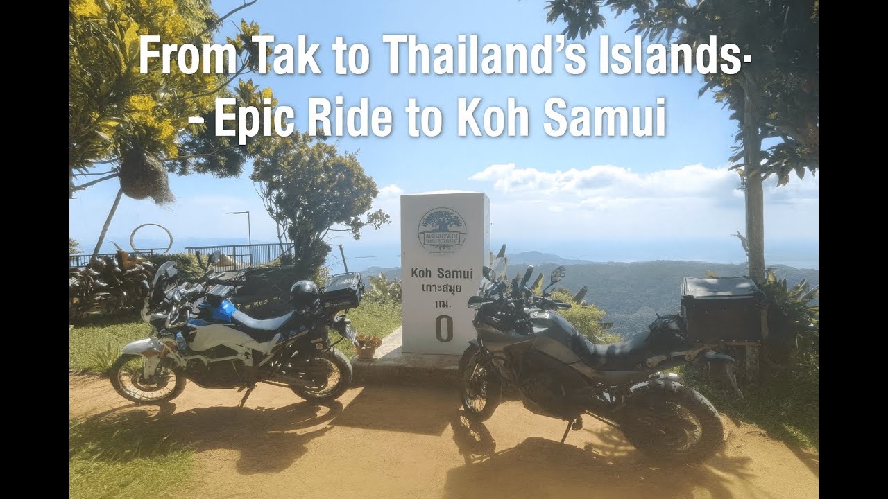 Singapore to Koh Samui by Bike | 8000KM Thailand Adventure Part 4 | Honda Transalp & Africa Twin