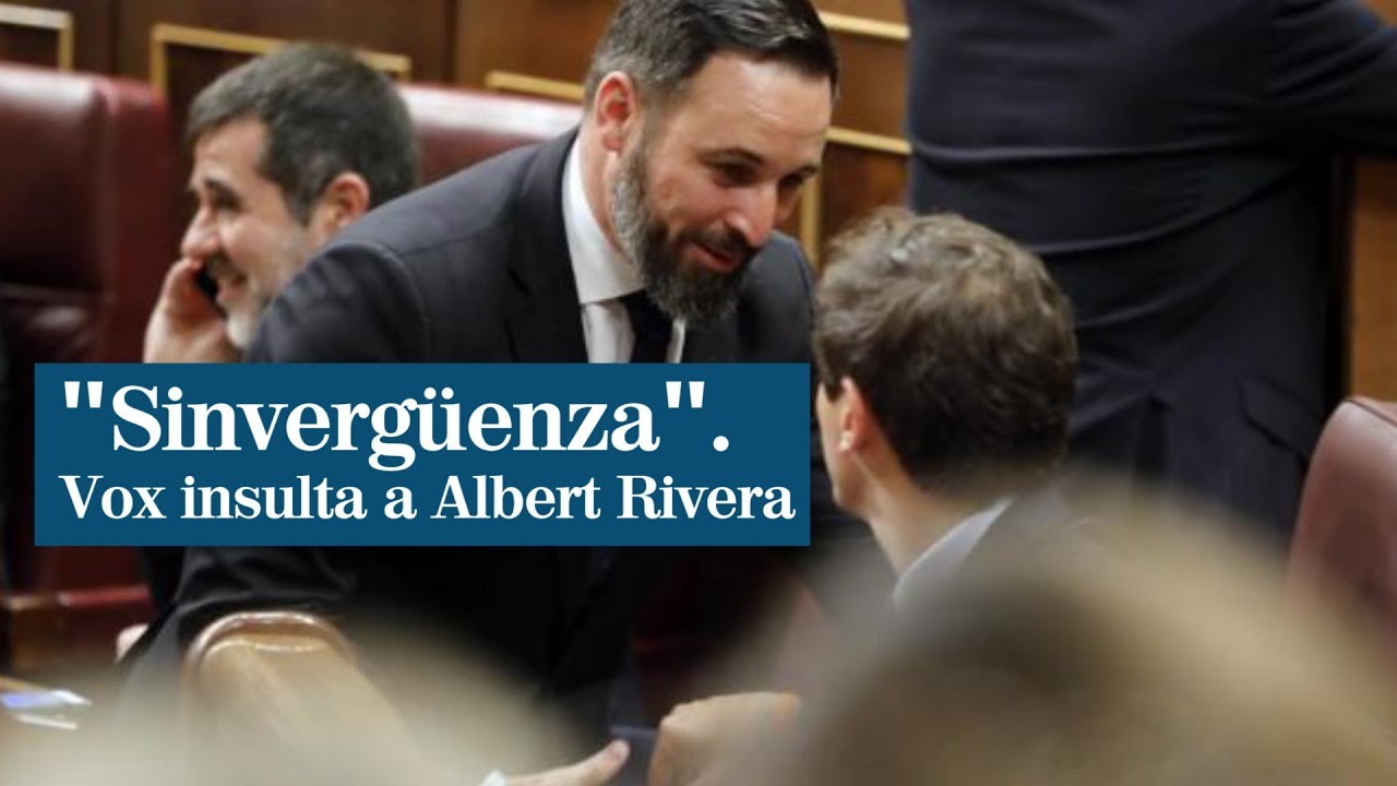Vox insulta a Albert Rivera llamándole 