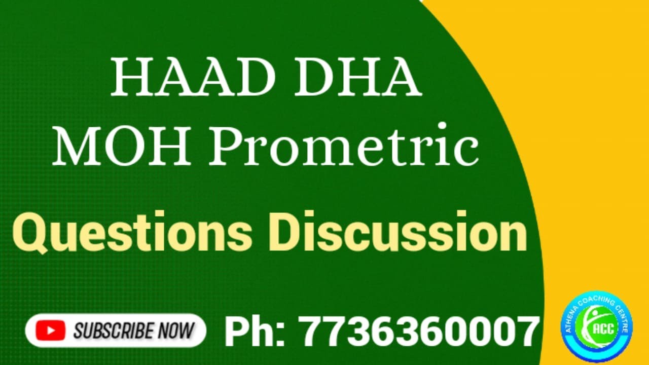 HAAD DHA MOH Prometric Questions Discussion