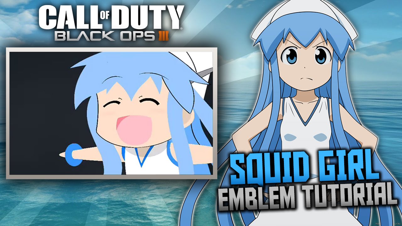 Black Ops 3: Squid Girl | Anime Emblem Tutorial (Ika Musume)