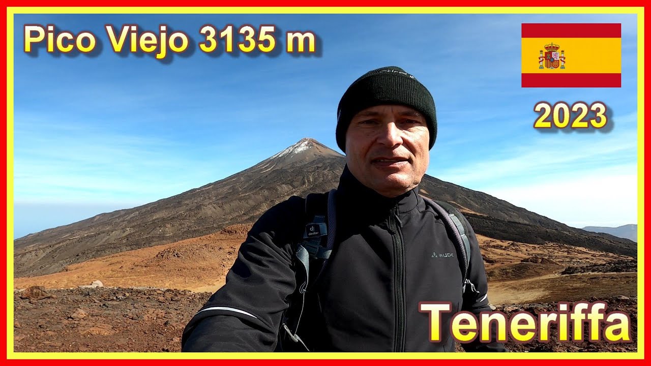 Teneriffa 2023 | Kraterwanderung auf 3135 m zum Vulkan Pico Viejo | 4K |