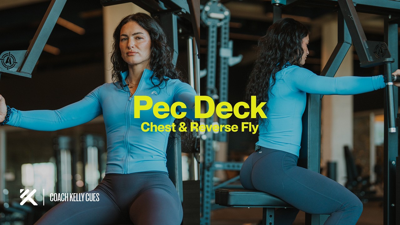 КАК ИСПОЛЬЗОВАТЬ МАШИНУ PEC DECK | Тренер Келли Кьюс