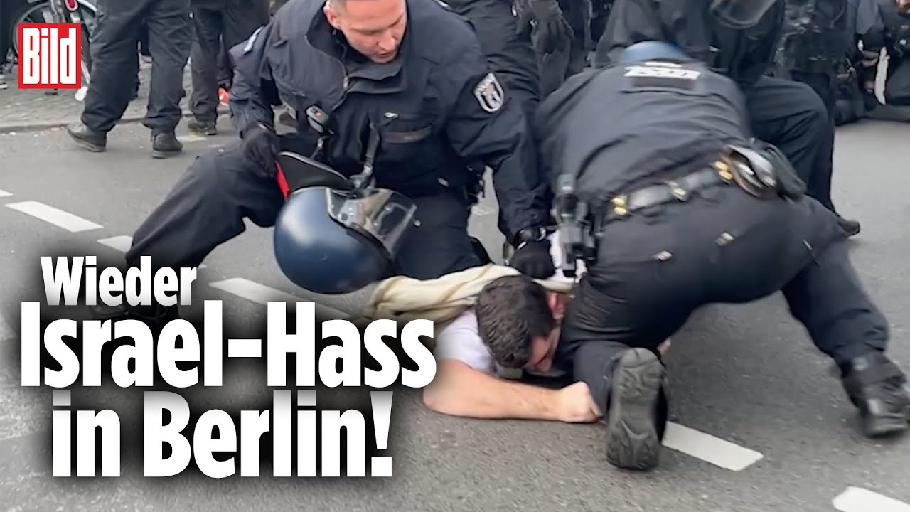 Judenhass-Demo: Polizei geht gegen Hetzer vor | Berlin Neukölln