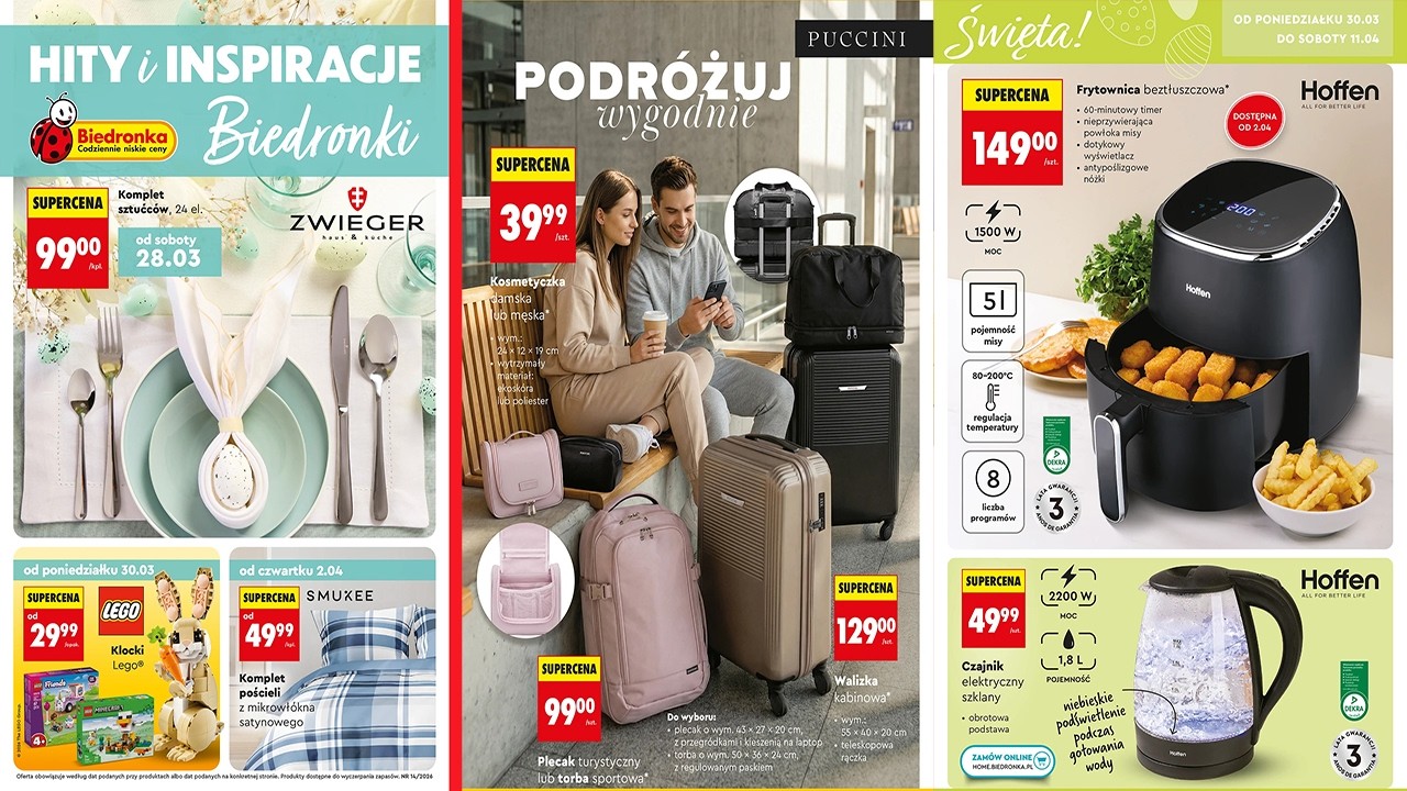 GAZETKA BIEDRONKA OD 30.03.2026 🏠 HITY I INSPIRACJE