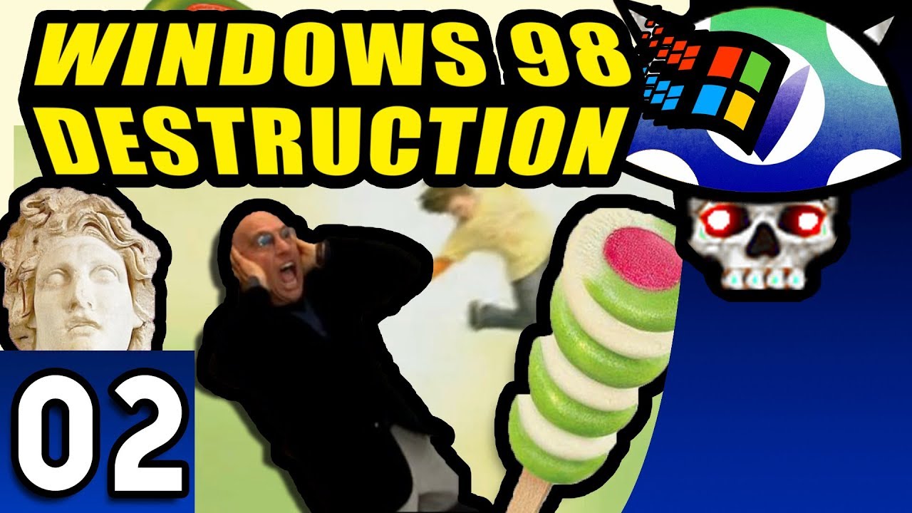 [Vinesauce] Joel - Windows 98 Destruction ( Part 2 )