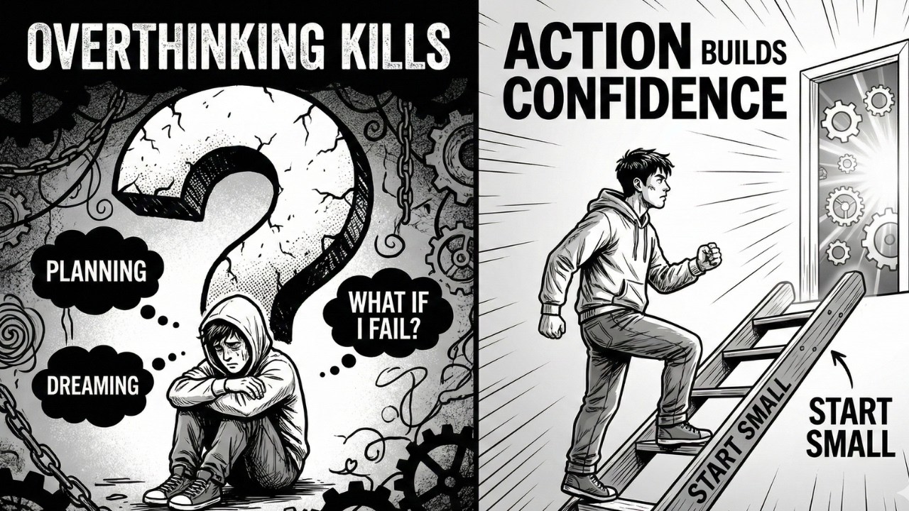 Stop Overthinking || How to Start a Business with Zero Confidence.