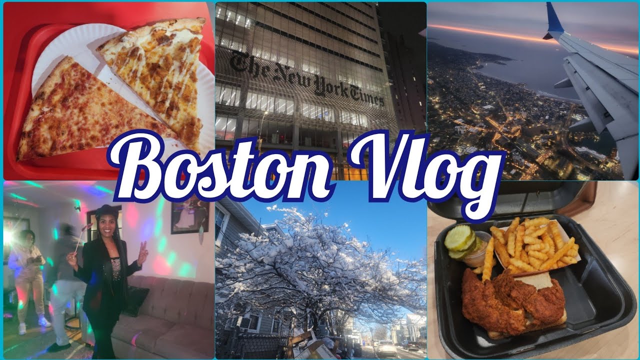 Boston Trip/Bringing My Daughter To College + New York City Pizza + Shopping Haul + Snowday & More 