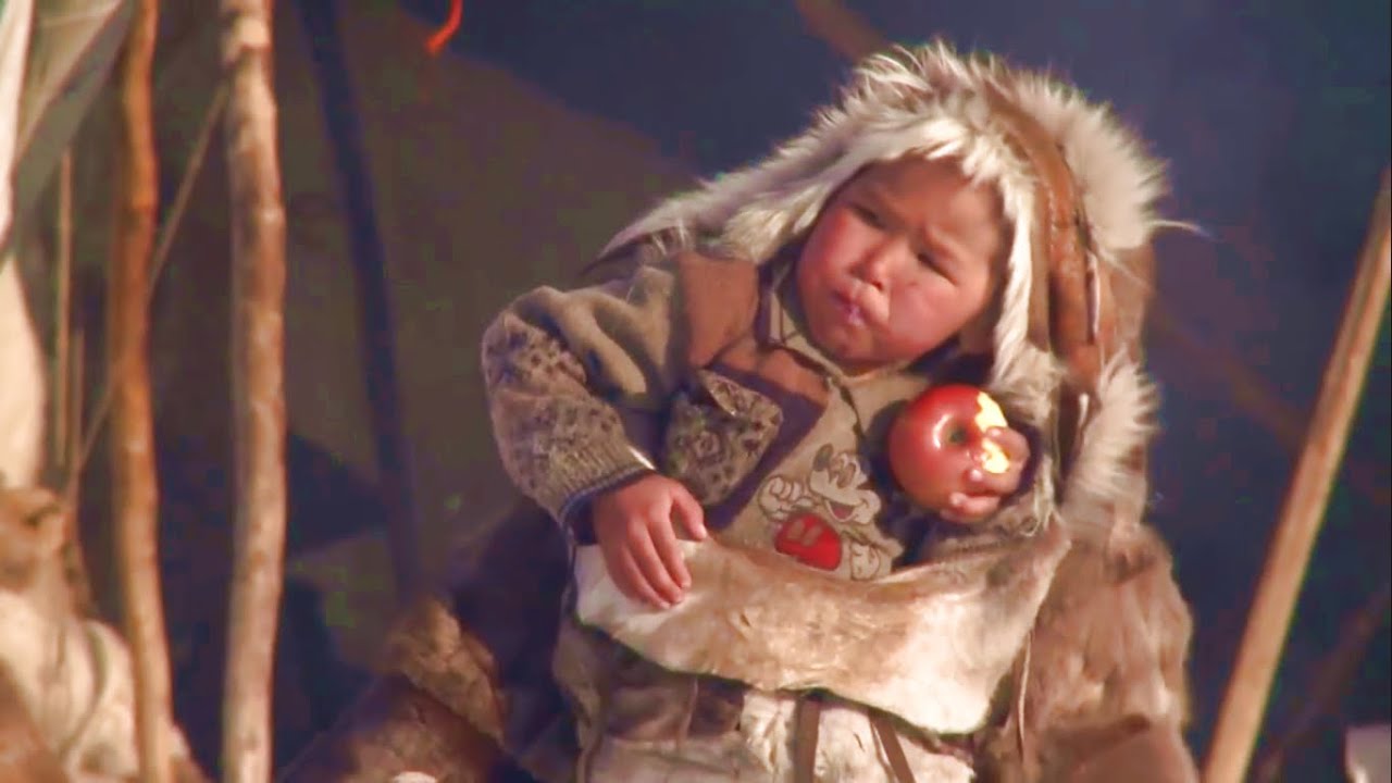 how north nomads with kids get stuff from civilization