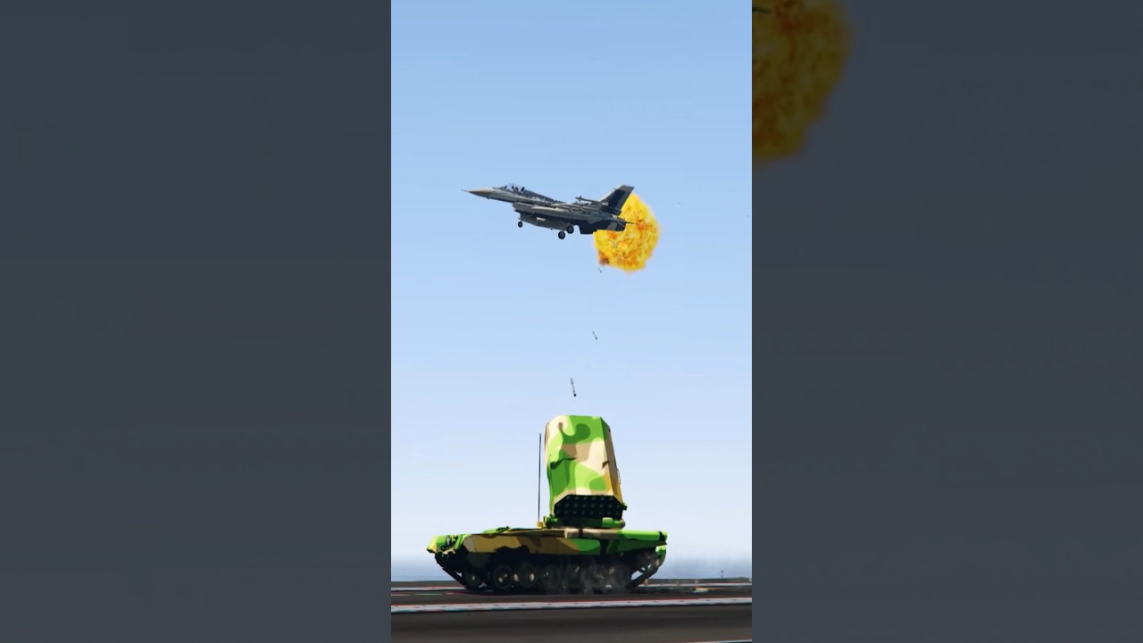 Burtal Tank Air Defense System Shoot Down Advance Fighter Jet Jet-Gta5