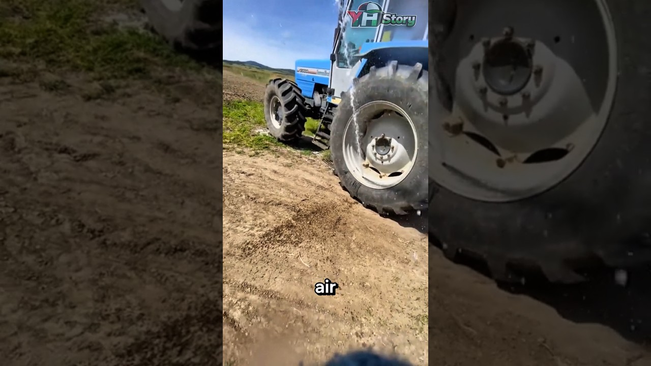 Mengapa Petani Mengisi Ban Traktor dengan Air?