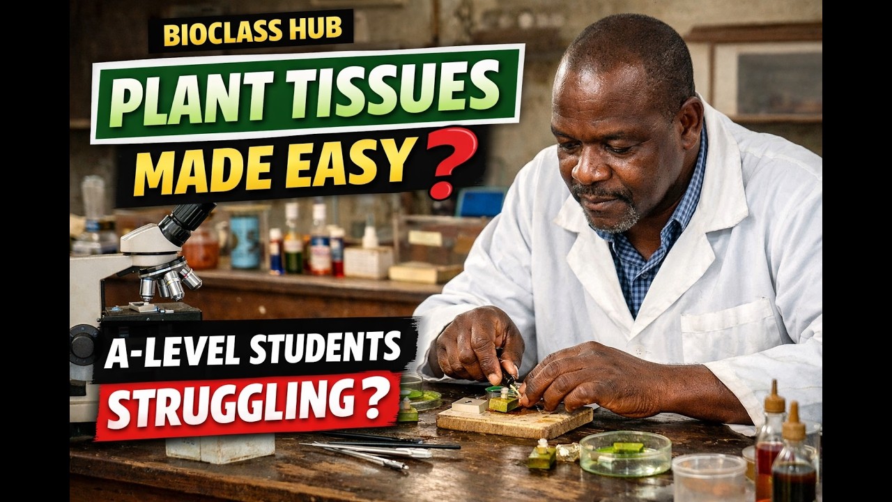 Plant Tissues Made Easy, A-Level Biology, Simple Diagrams + Clear Explanations