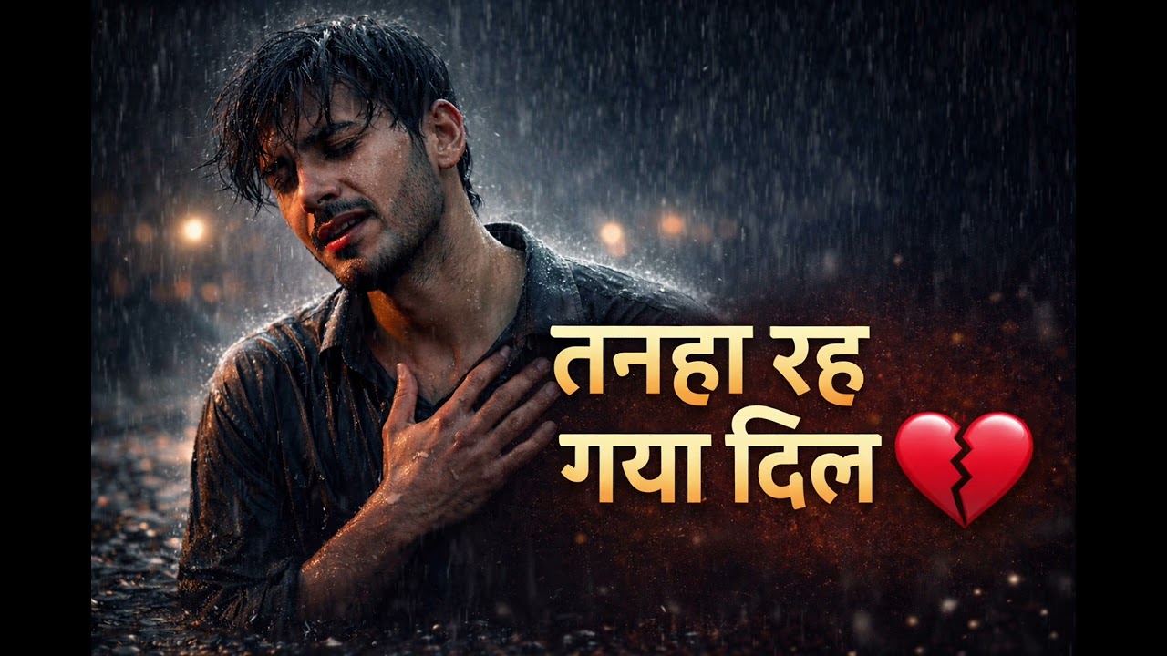 तनहा रह गया दिल 💔 | Sad Emotional Urdu Song 2026 | Heart Touching Breakup Song