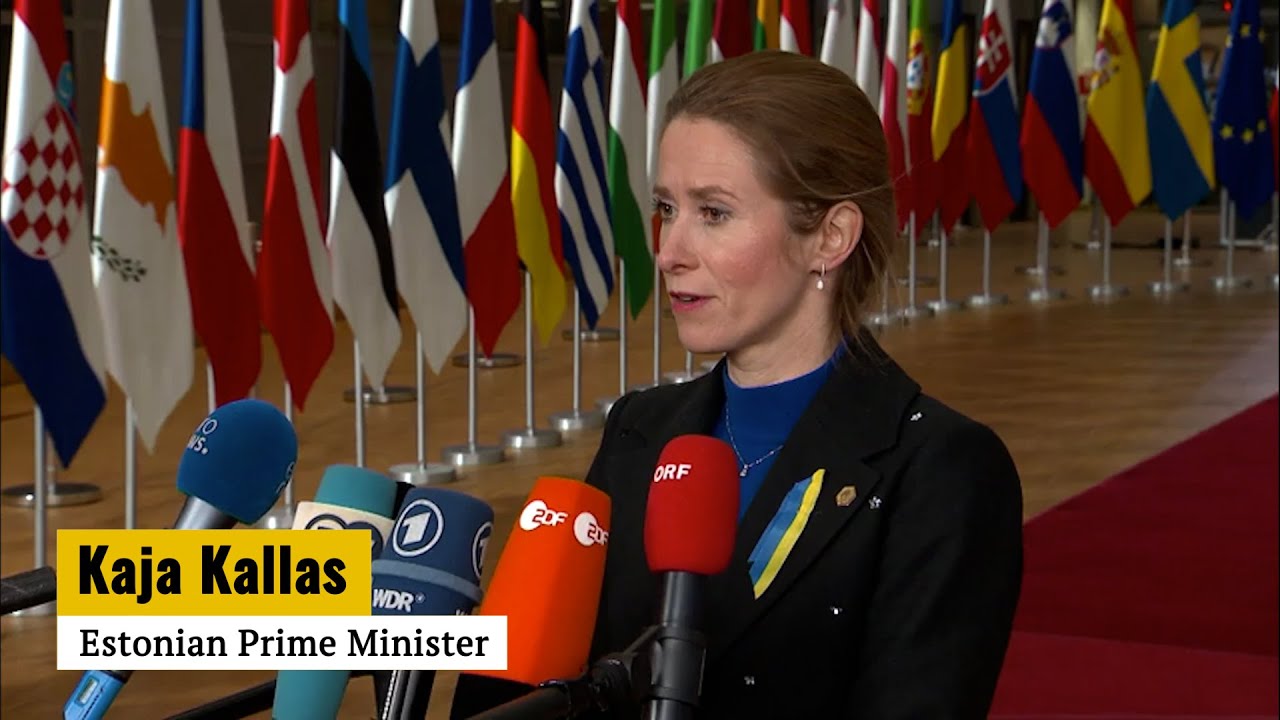 ‘Putin is underestimating the strength of Ukrainians to fight for their freedom’ Kallas
