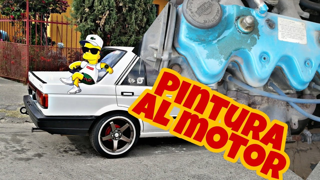 Краска для двигателя Nissan B12 Tsuru