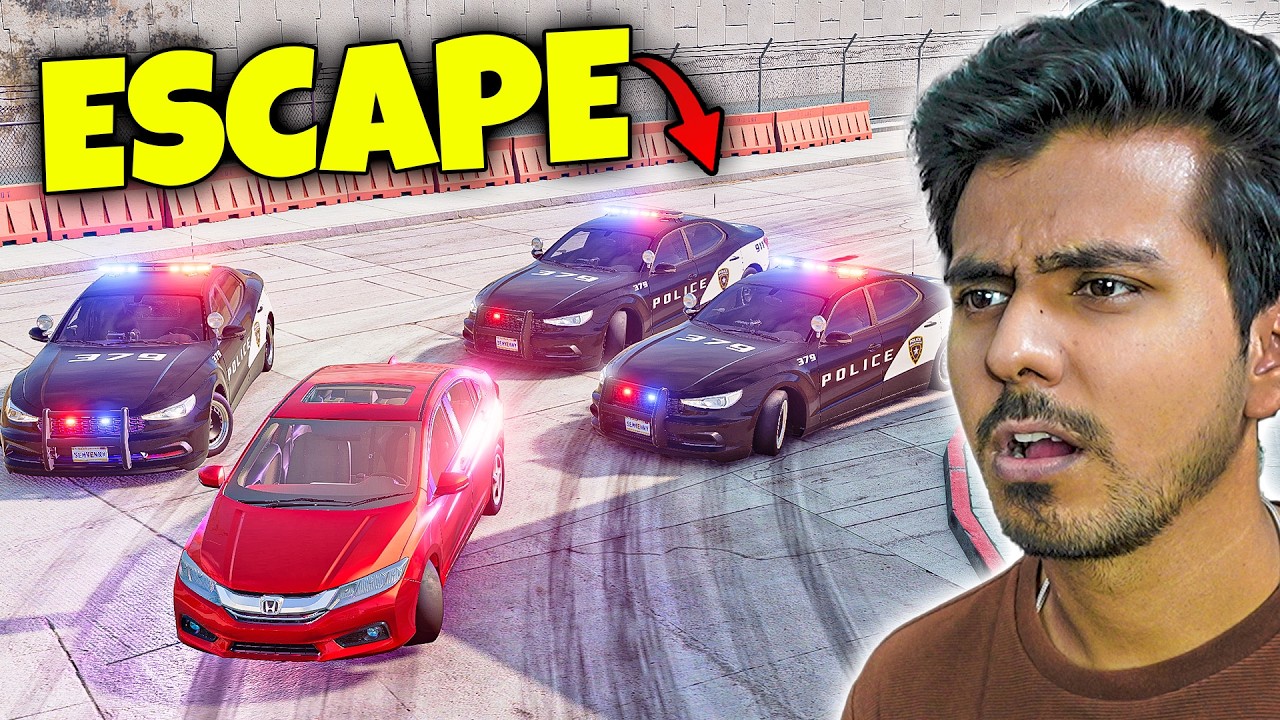 EPIC POLICE CHASE WITH INDIAN CAR in BEAMNG