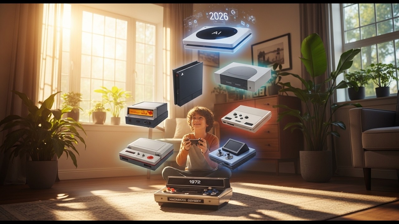 Evolution of Game Console (1972–2026) | From First Console to AI Gaming