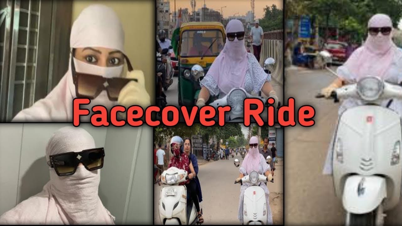 Vlog294  Scooty Ride With tight Facecover, Gloves And Sunglasses|| Requested video