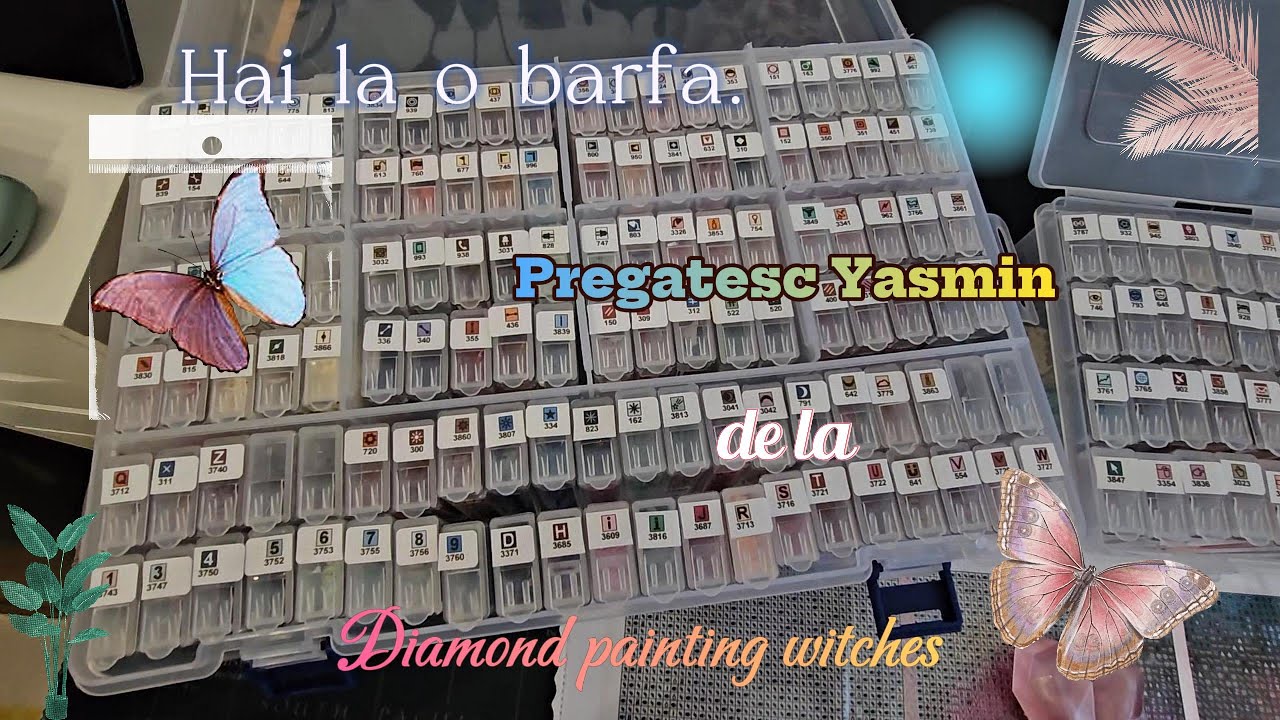 Hai la o barfa...Pregatesc Jasmin de la Diamond painting Witches. * ARATA MINUNAT!!*