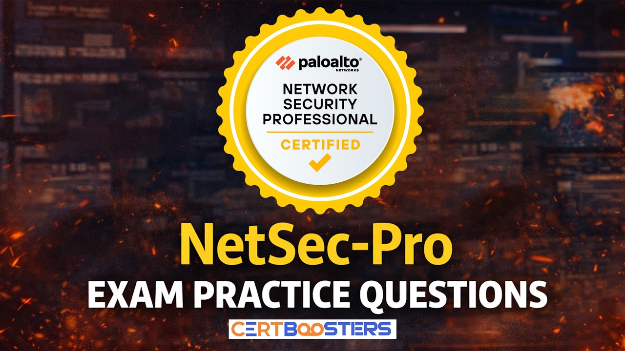 Real NetSec-Pro Exam Like Practice Questions | Palo Alto Networks Security Professional