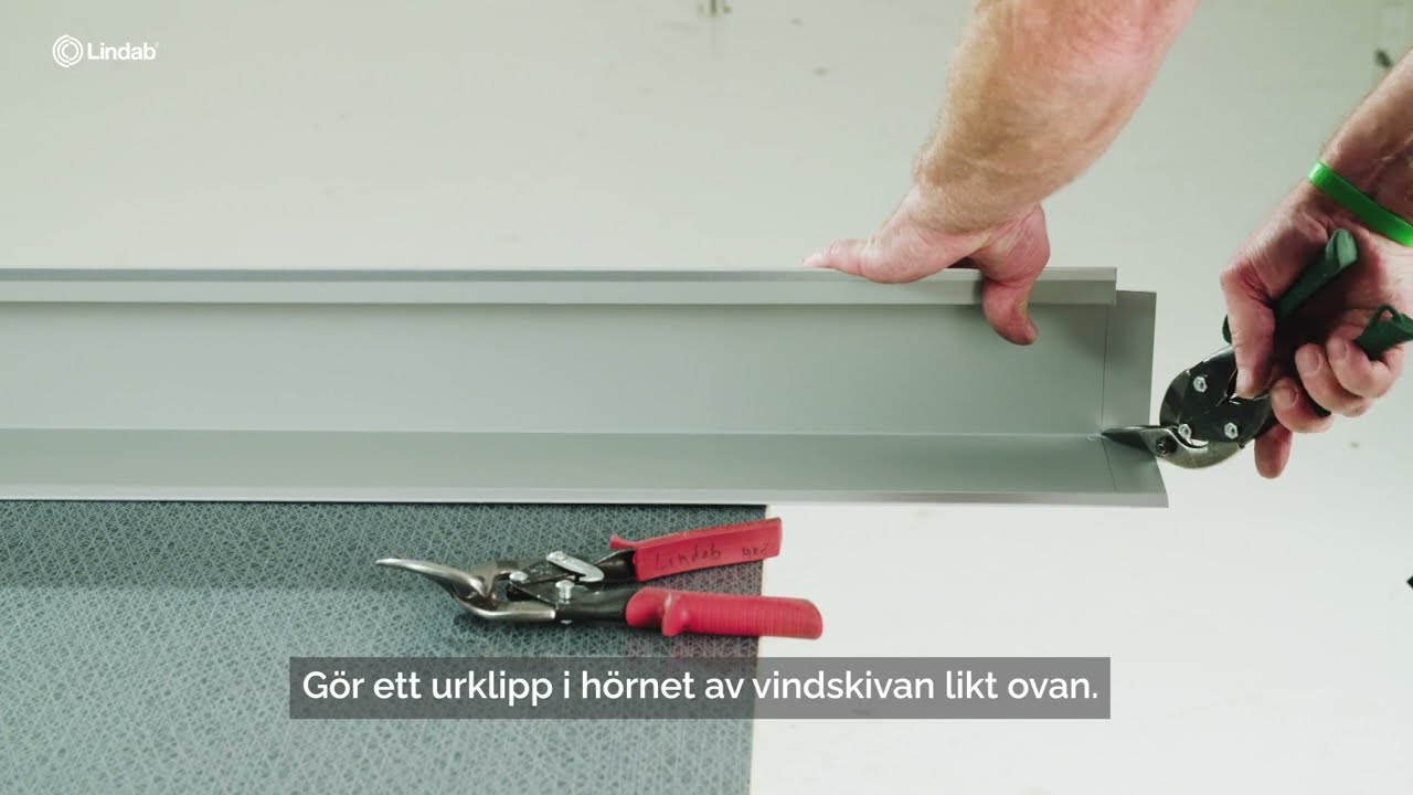 Montering vindskiva | Lindab