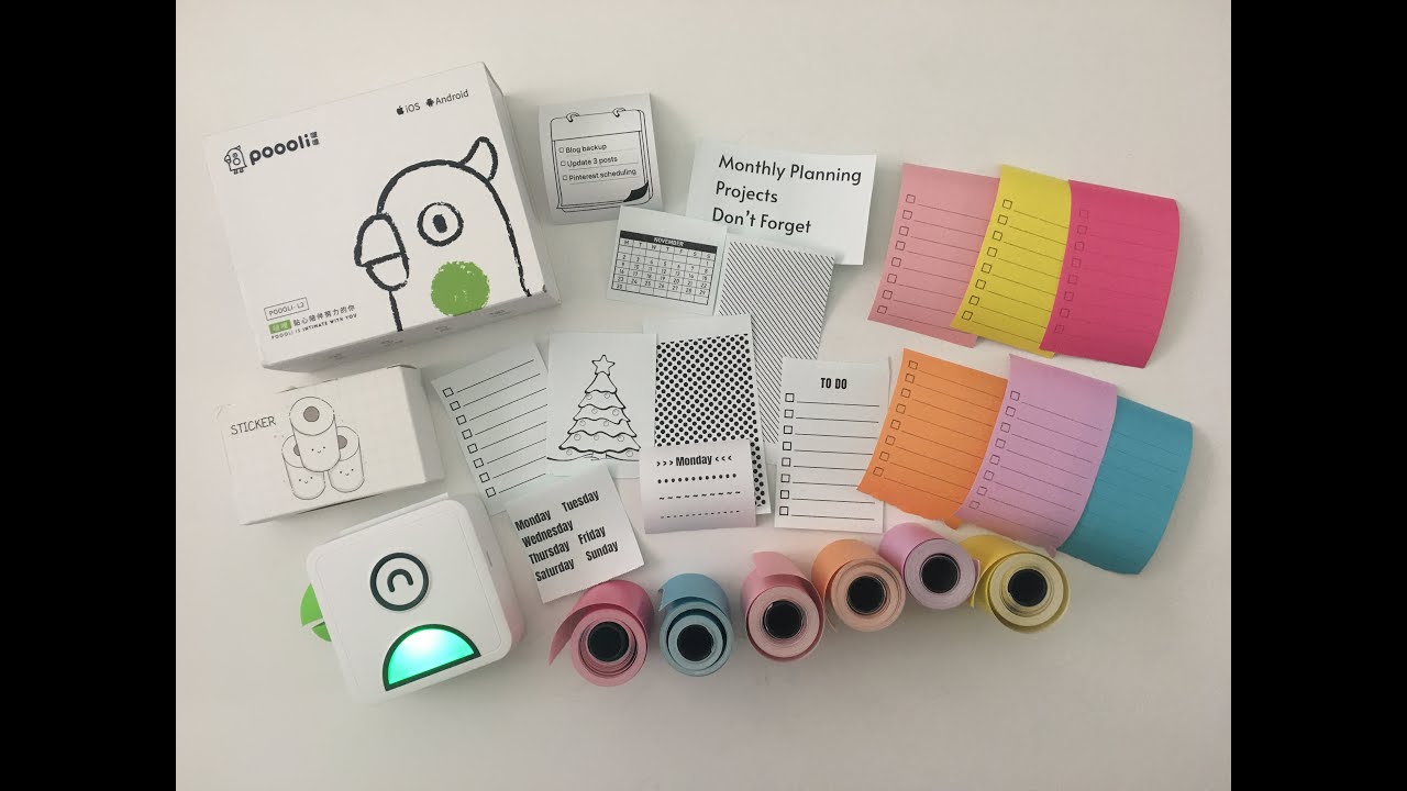 How to use the Poooliprint Inkless Pocket Printer for Planning (Detailed Review)