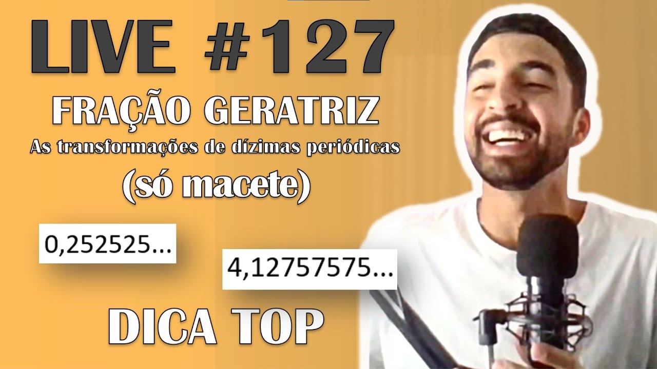 Live #127 - Como fazer CONTAS sobre FRA&Ccedil;&Atilde;O GERATRIZ?