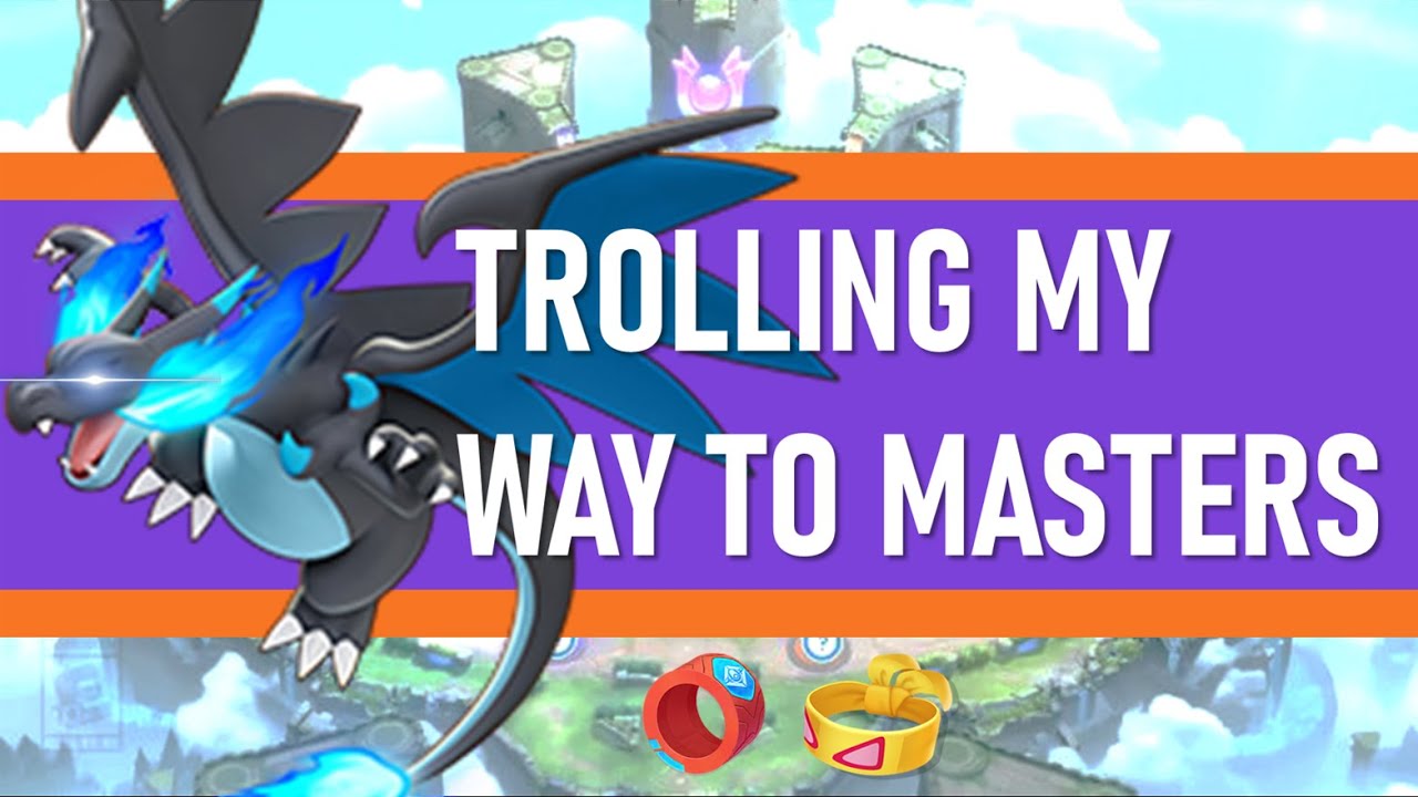 POKÉMON UNITE || MEGA CHARIZARD X GAMEPLAY || I got tilted, but still won? REACHED MASTER RANK!!