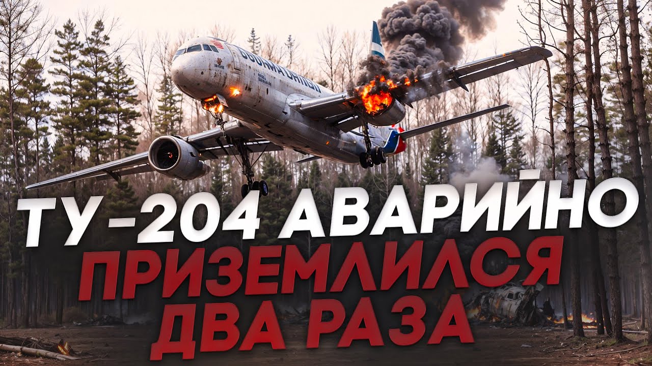 The same Tu-204 almost crashed twice: on January 14, 2002 and March 22, 2010.