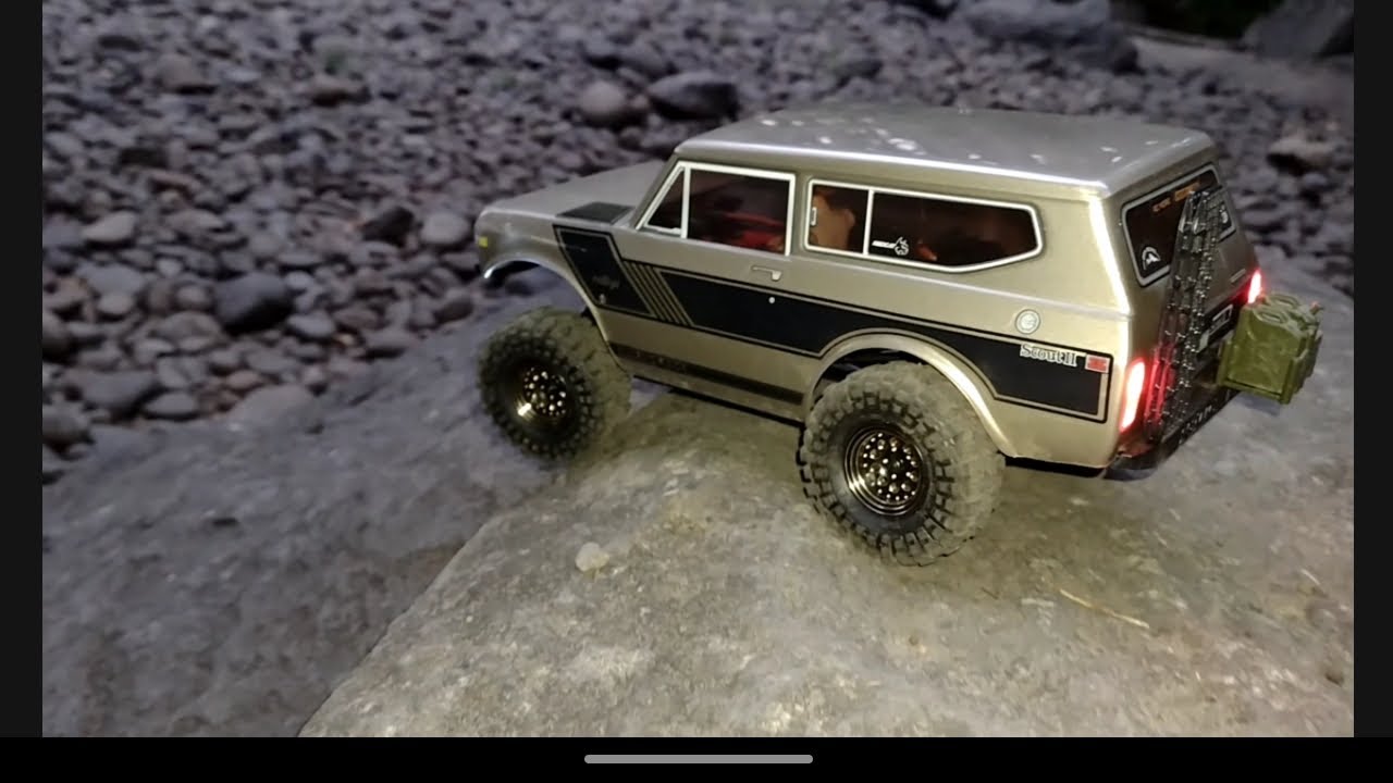 REDCAT ASCENT18 V2 SCOUT2 BRUSHLESS (HIGH STEER ED.) TRAIL/SCALE RUN DAY 