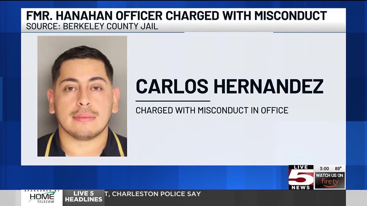 VIDEO: Former Hanahan police sergeant charged with misconduct in office
