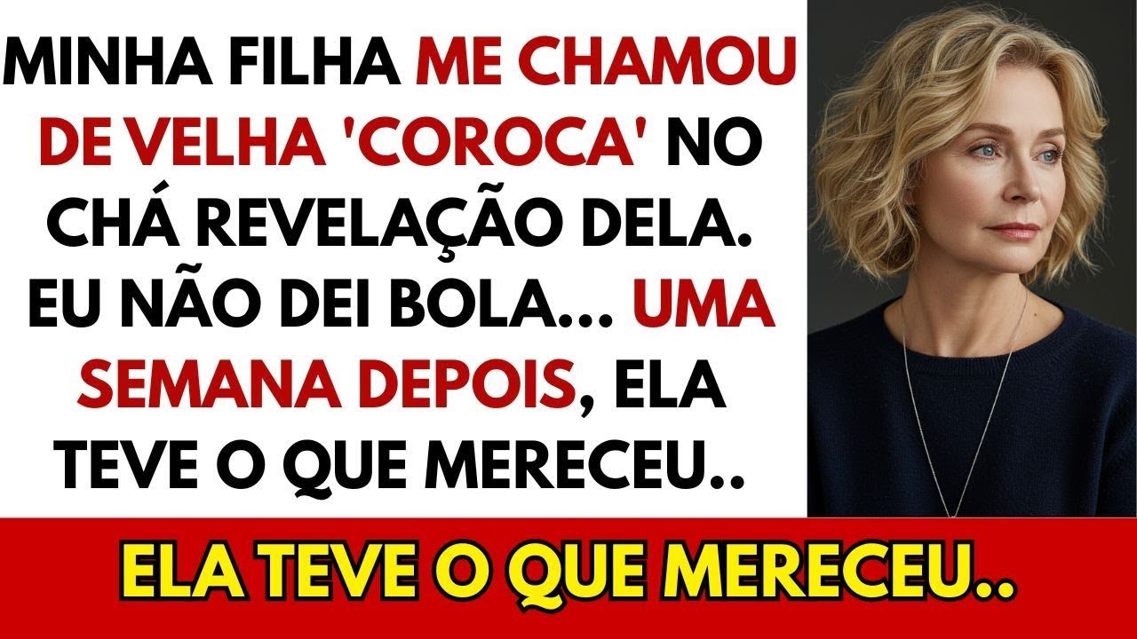 Minha Filha Gritou: 'Você É Uma Velha Coroca!' — Ela Teve o Que Mereceu