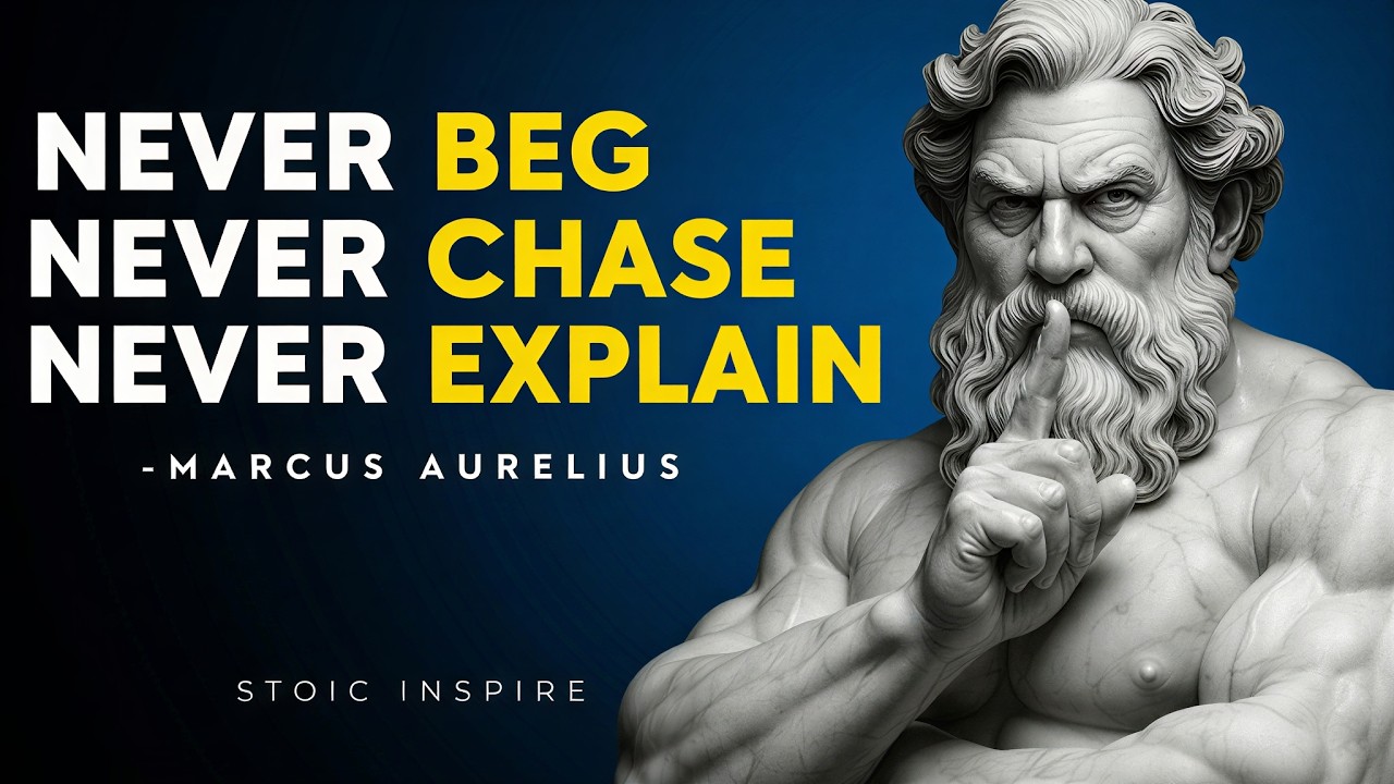 Never Chase, Never Beg, Never Explain — Silence Is Your Superpower | Stoicism